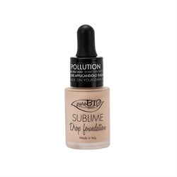 DROP FOUNDATION  SUBLIME  SOTTOTONO GIALLO PuroBio