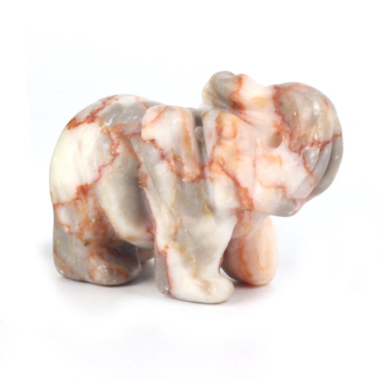 ELEFANTE IN DIASPRO RED VEIN *Non più assortito *Non più assortito