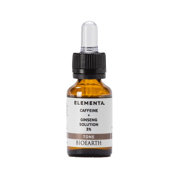 ELEMENTAL TONE - CAFFEINA + GINSENG  SOLUTION 3% Bioearth15 ml  Bioearth