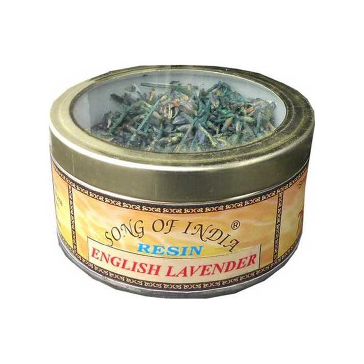 ENGLISH LAVENDER - INCENSO IN RESINA - SONG OF INDIA *Non più assortito *Non più assortito