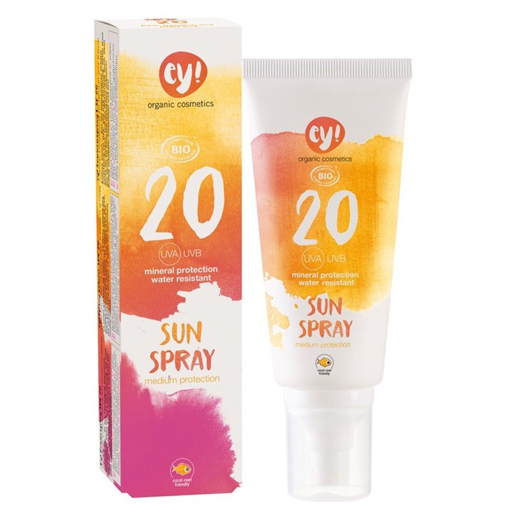 SPRAY SOLARE SPF 20 Ey! Organic cosmetics Ey! Organic cosmetics