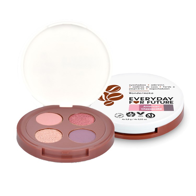 EYESHADOWS QUAD WONDERMOKA - AMERICAN CHEESCAKE Everyday for future Everyday for future