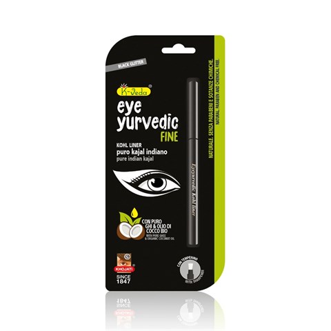 PURO KAJAL INDIANO FINE - BLACK GLITTER