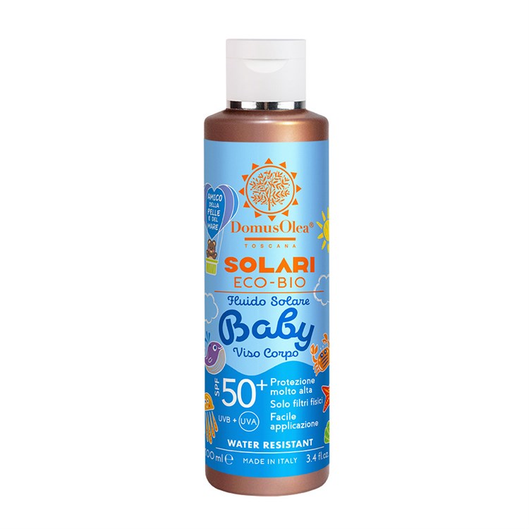 FLUIDO SOLARE VISO E CORPO BABY SPF 50+ Domus Olea Toscana Domus Olea Toscana