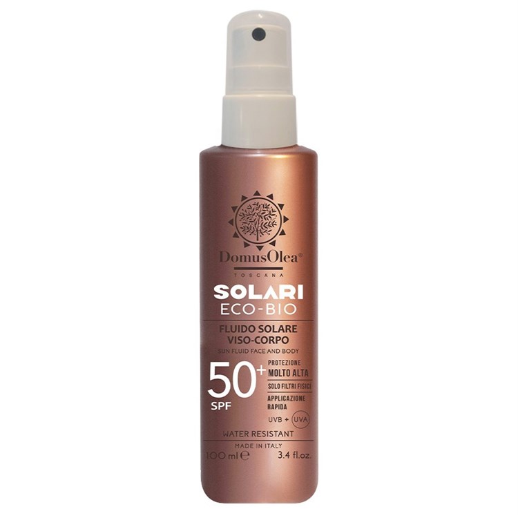 FLUIDO SOLARE VISO E CORPO SPF 50+ Domus Olea Toscana Domus Olea Toscana