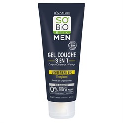 MEN - SHAMPOO-DOCCIA ENERGIZZANTE  ZENZERO  So'Bio étic