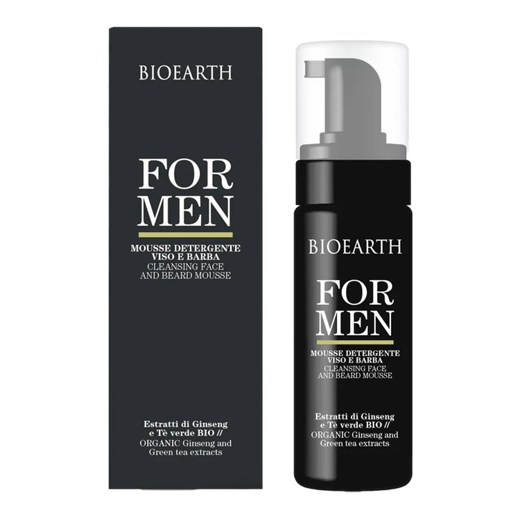 FOR MEN - MOUSSE VISO E BARBA Bioearth Bioearth