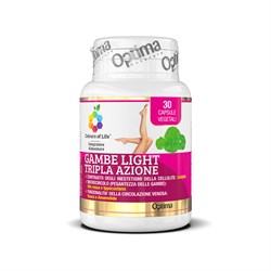 GAMBE LIGHT TRIPLA AZIONE - INTEGRATORE Optima Naturals