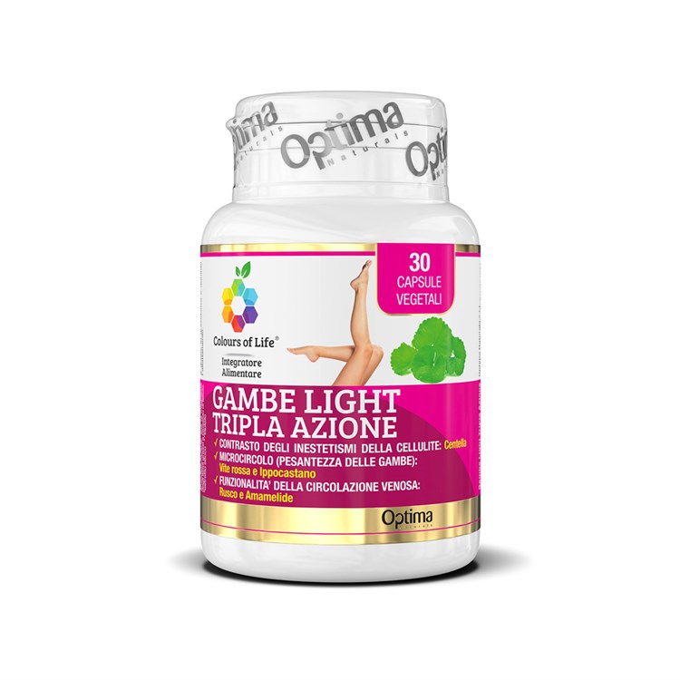 GAMBE LIGHT TRIPLA AZIONE - INTEGRATORE Optima Naturals Optima Naturals