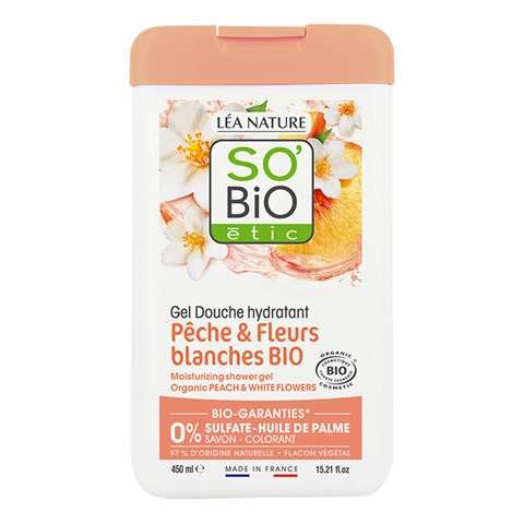 GEL DOCCIA IDRATANTE "PESCA & FIORI BIANCHI"