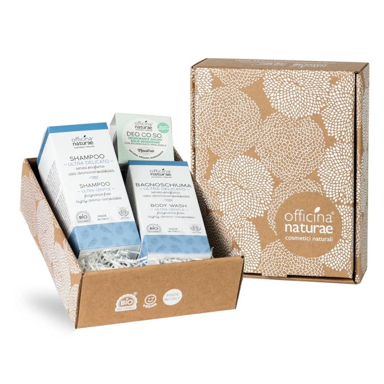 GIFT BOX PELLE SENSIBILE Officina Naturae Officina Naturae