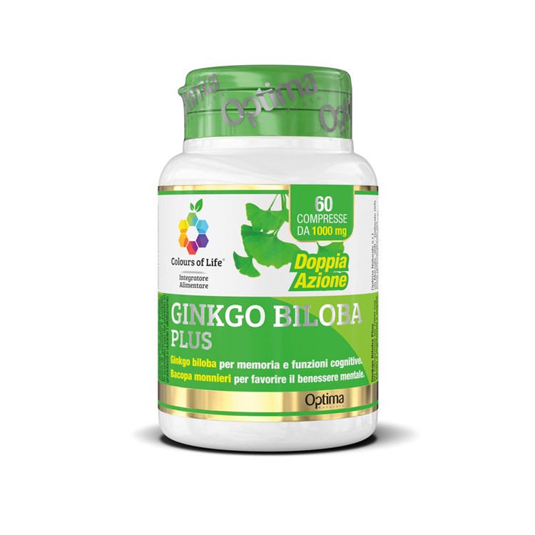 GINKGO BILOBA PLUS - INTEGRATORE Optima Naturals Optima Naturals