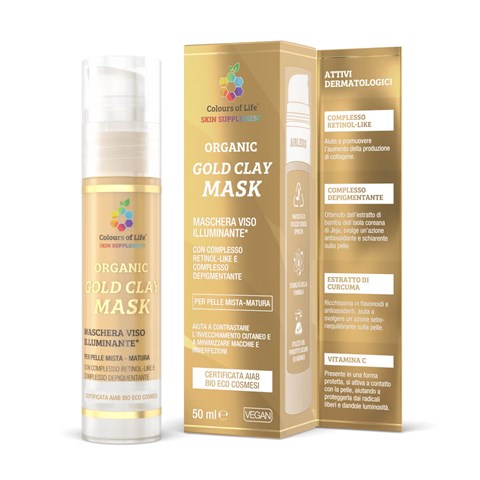 GOLD CLAY - MASCHERA VISO ILLUMINANTE