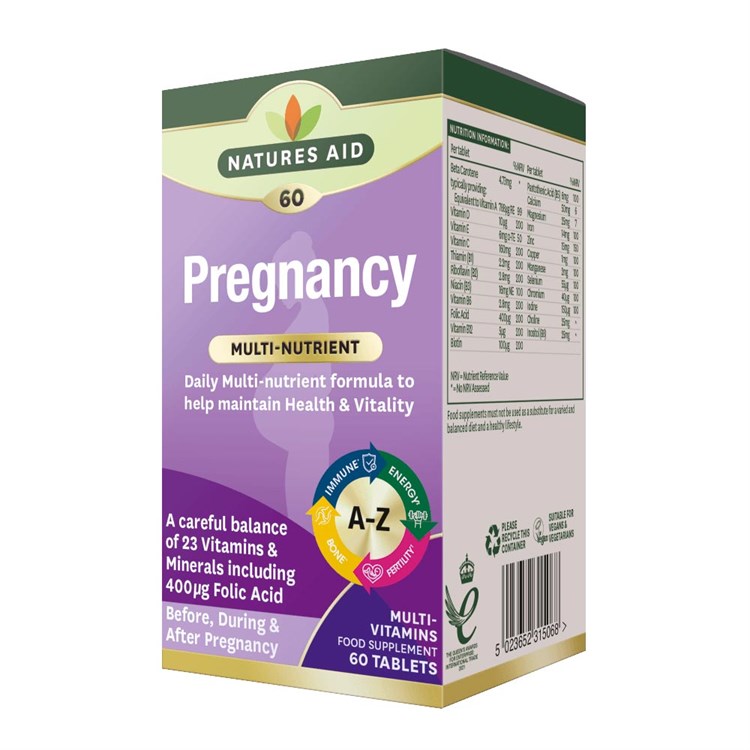 GRAVIDANZA (MULTIVITAMINICO + MINERALI) - INTEGRATORE scadenza ravvicinata Natures Aid Natures Aid
