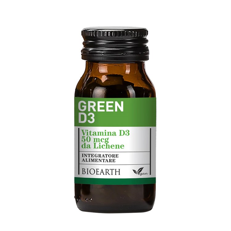 GREEN D3 - VITAMINA D3 DA LICHENE - INTEGRATORE Bioearth Bioearth