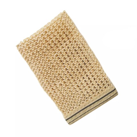 GUANTO IN SISAL PER MASSAGGIO a SECCO