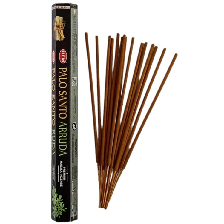 HEM - MASALA PREMIUM PALO SANTO E RUTA Incensi & Accessori Incensi & Accessori