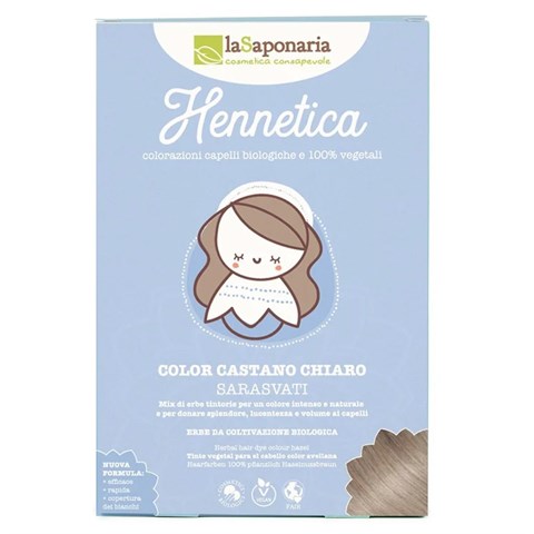 HENNETICA - COLOR CASTANO CHIARO "SARASVATI"