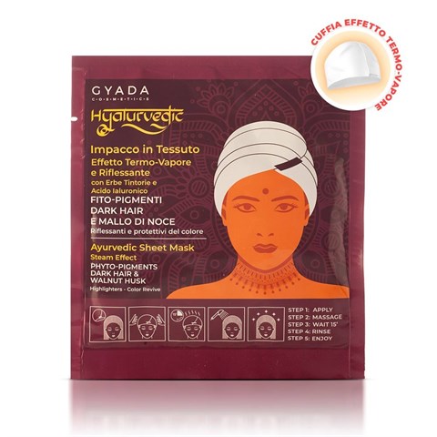 HYALURVEDIC - IMPACCO IN TESSUTO RIFLESSANTE "DARK HAIR"