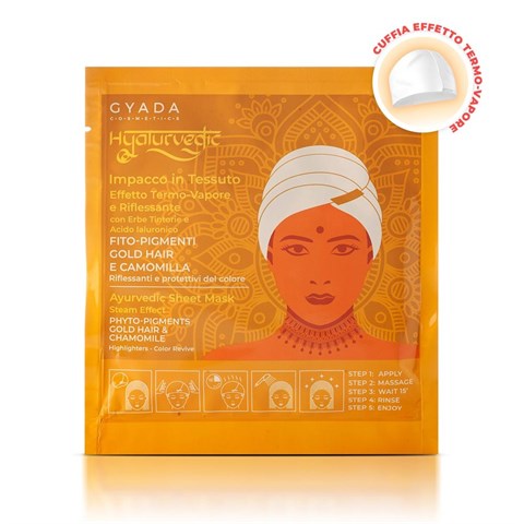 HYALURVEDIC - IMPACCO IN TESSUTO RIFLESSANTE "GOLD HAIR"