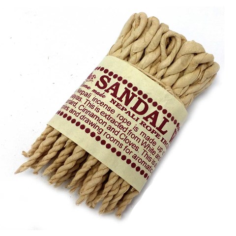 INCENSO a CORDA ALLE ERBE PURE "SANDALWOOD"