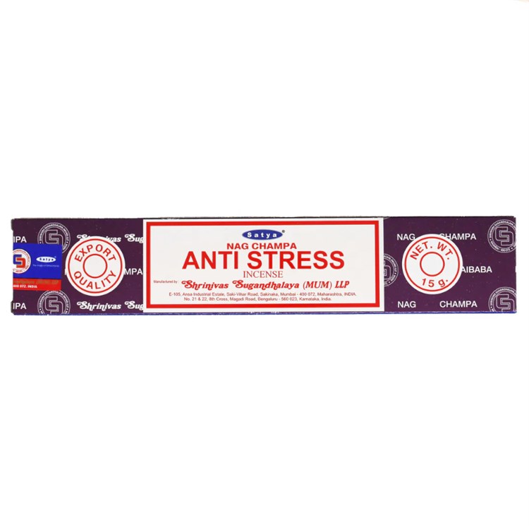 INCENSO ANTI STRESS - SATYA Incensi & Accessori Incensi & Accessori