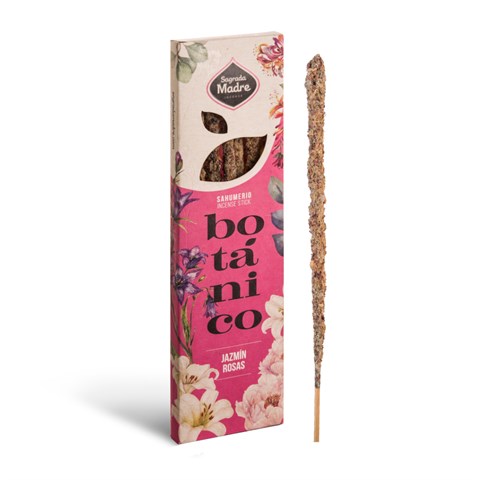 SAGRADA MADRE - INCENSO "BOTANICO" GELSOMINO & ROSA