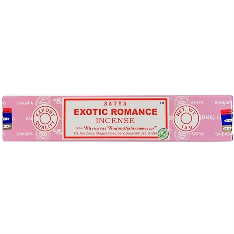 INCENSO EXOTIC ROMANCE - SATYA Incensi & Accessori Incensi & Accessori