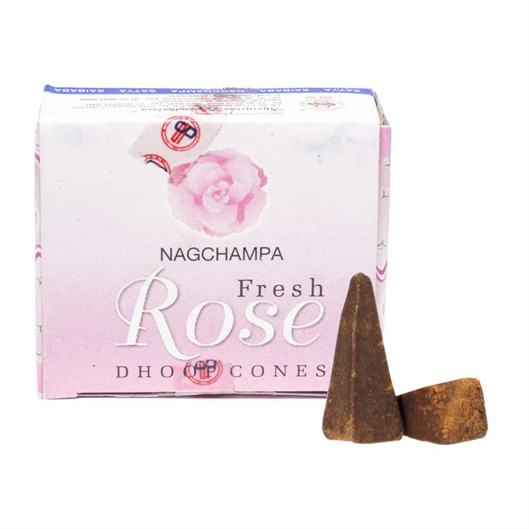 INCENSO A CONI FRESH ROSE - SATYA Incensi & Accessori Incensi & Accessori