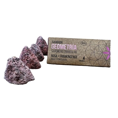 SAGRADA MADRE - INCENSO "GEOMETRIA SACRA" ROSA