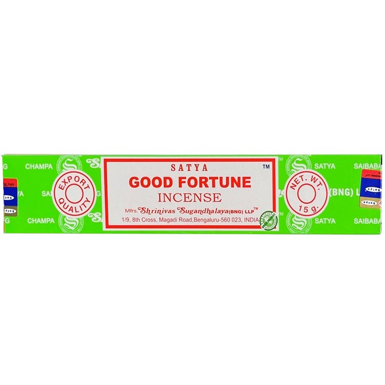 INCENSO GOOD FORTUNE - SATYA *Non più assortito *Non più assortito