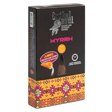 TRIBAL SOUL - INCENSO BACKFLOW MYRRH