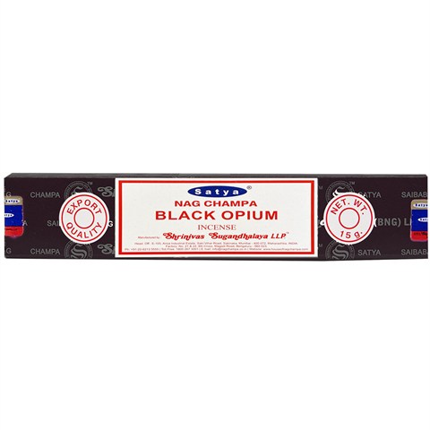SATYA - INCENSO "NAG CHAMPA" BLACK OPIUM