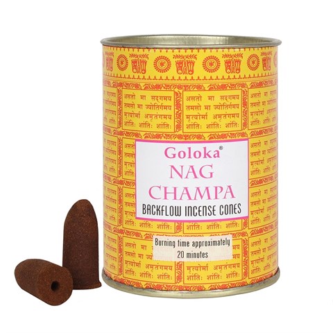 GOLOKA - INCENSO BACKFLOW NAG CHAMPA