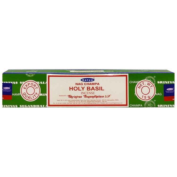 Incenso Nag champa Holy Basil - Satya - BioVeganShop