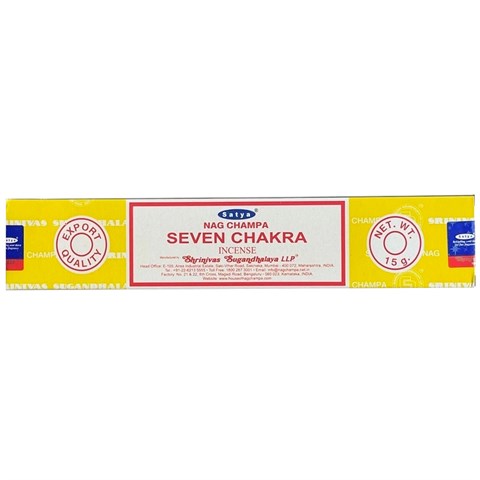 SATYA - INCENSO "NAG CHAMPA" SEVEN CHAKRA