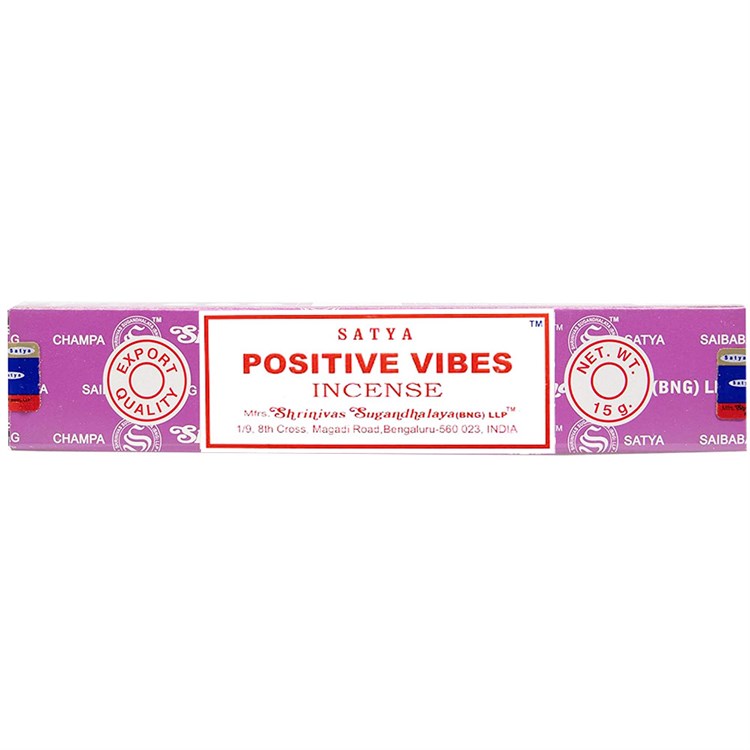 INCENSO POSITIVE VIBES - SATYA Incensi & Accessori Incensi & Accessori