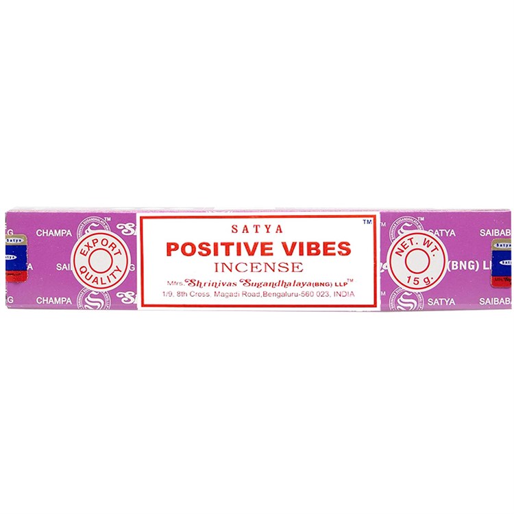 INCENSO POSITIVE VIBES - SATYA Incensi & Accessori Incensi & Accessori