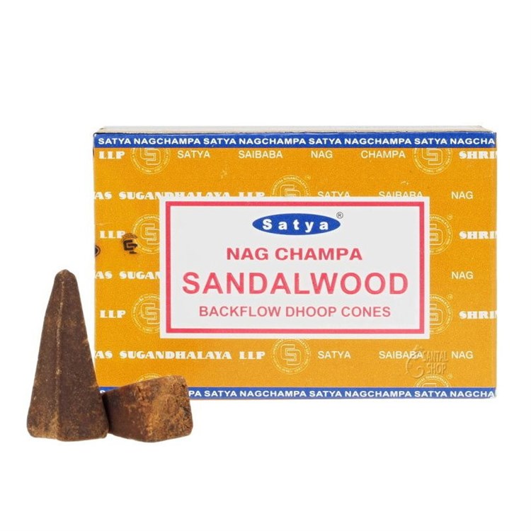 INCENSO A CONI SANDALWOOD - SATYA Incensi & Accessori Incensi & Accessori