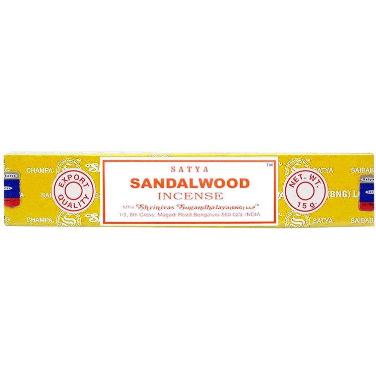 INCENSO SANDALWOOD - SATYA Incensi & Accessori Incensi & Accessori