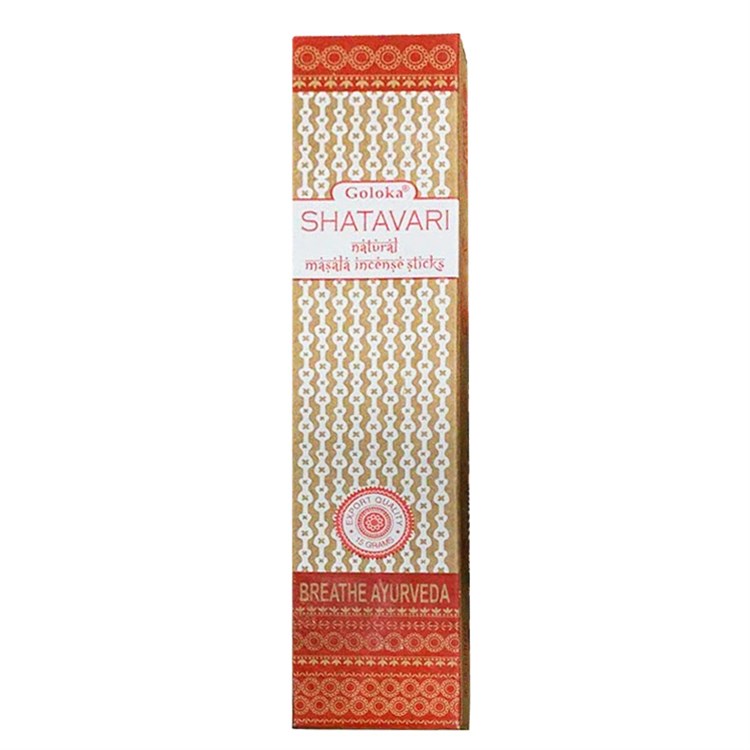 INCENSO SHATAVARI - GOLOKA AYURVEDIC Incensi & Accessori Incensi & Accessori