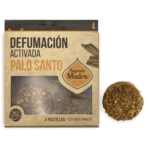 SAGRADA MADRE - INCENSO "TAVOLETTA ATTIVA" PALO SANTO