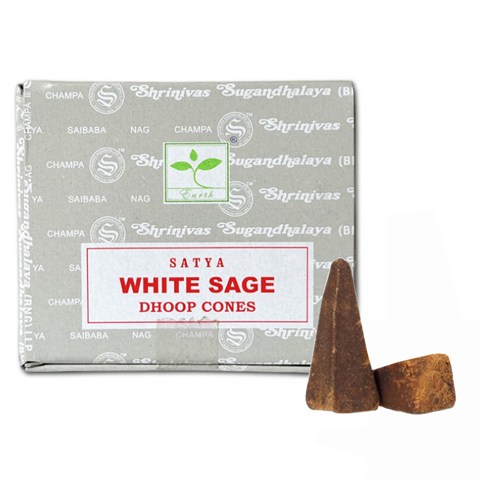 SATYA - INCENSO a CONI WHITE SAGE
