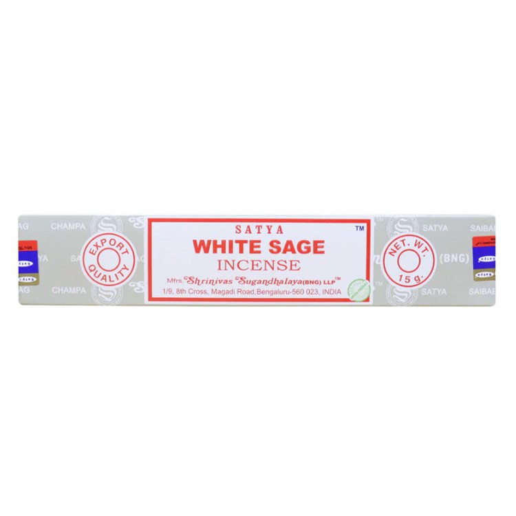INCENSO WHITE SAGE - SATYA Incensi & Accessori Incensi & Accessori