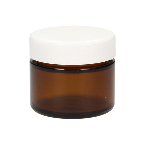 JAR 50 ml VETRO AMBRATO