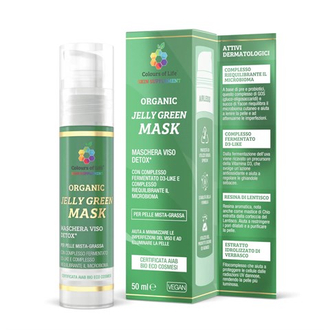 JELLY GREEN - MASCHERA VISO DETOX