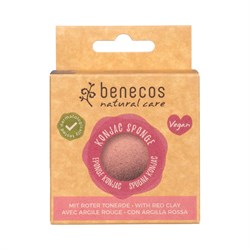 konjac sponge argilla rossa benecos