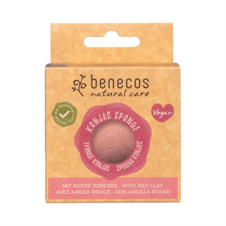 KONJAC SPONGE - ARGILLA ROSSA Benecos Benecos