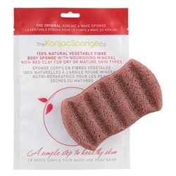 KONJAC SPONGE CORPO  ARGILLA ROSSA  