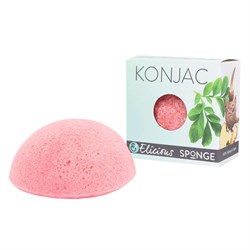 KONJAC SPONGE VISO - ROSA Elicious